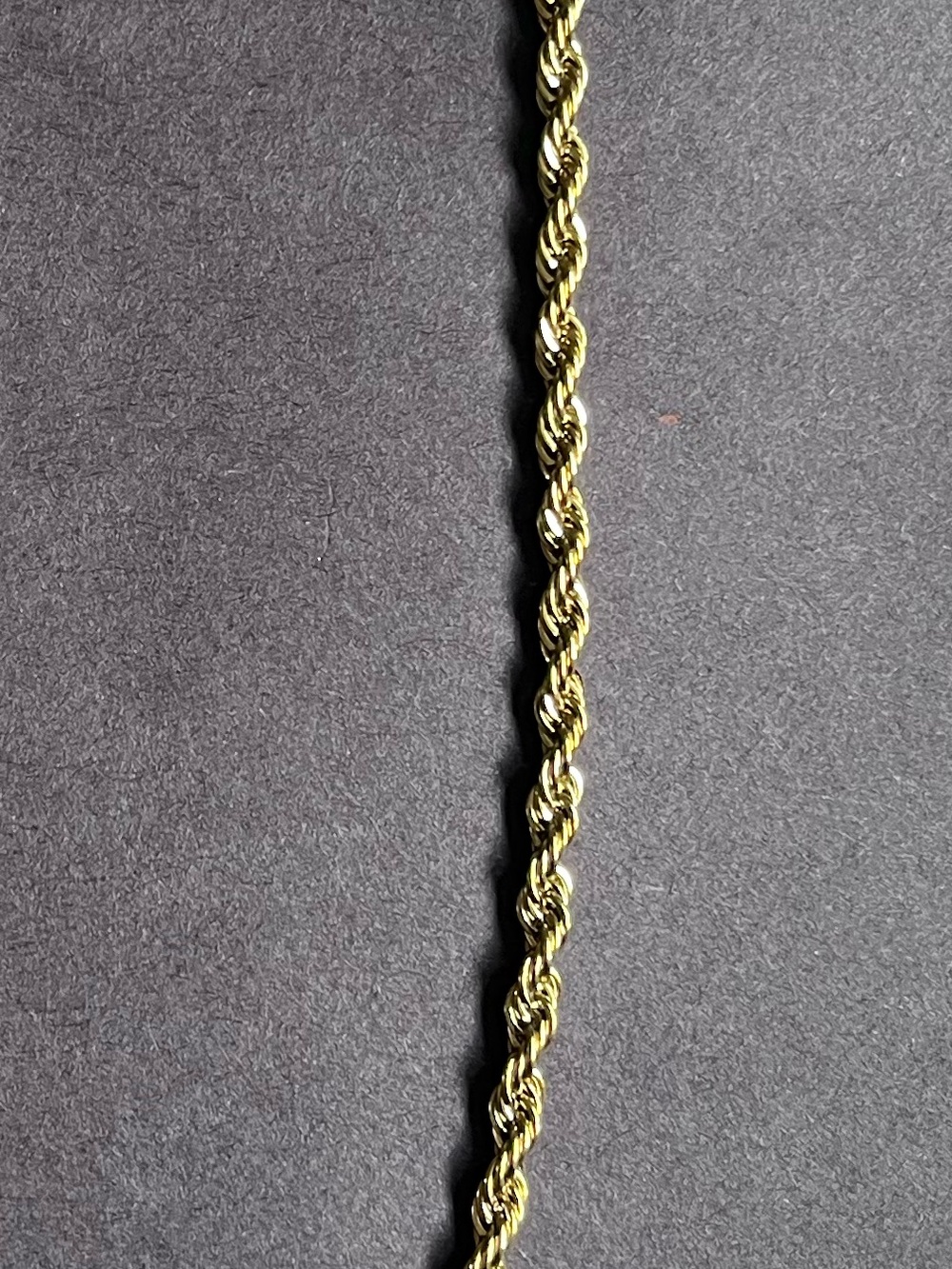 Gold Rope Chain Necklace - - Picture 3 of 3